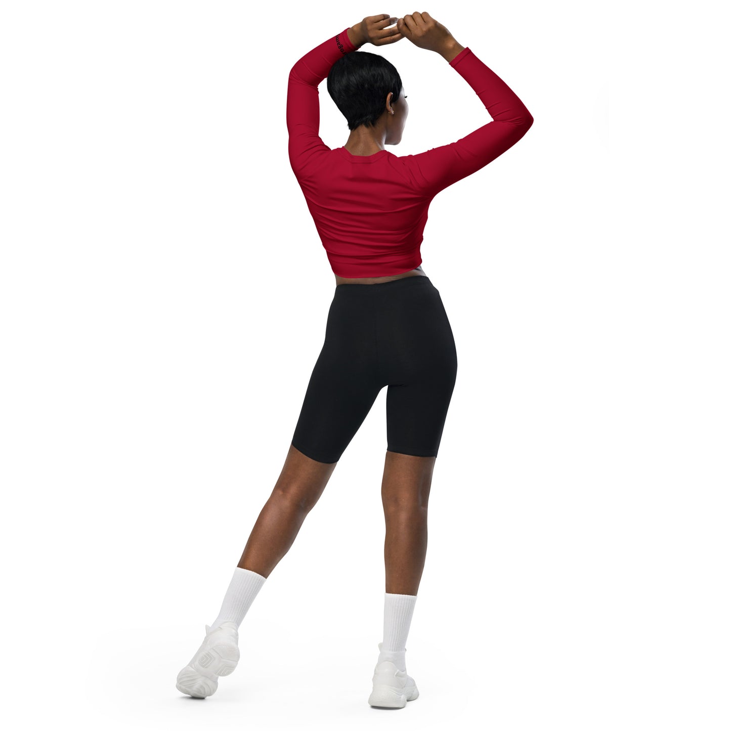 Recycled long-sleeve crop