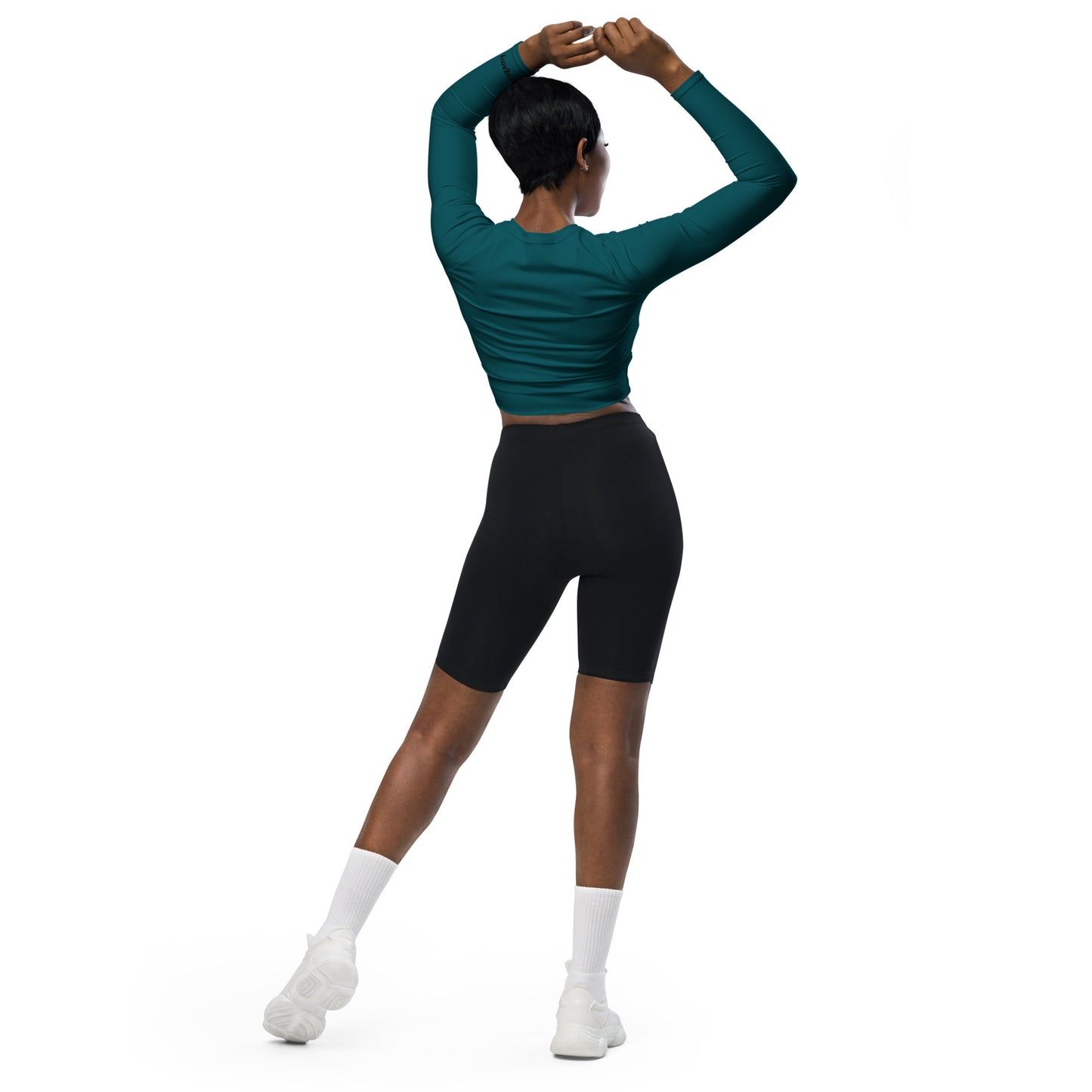 Recycled long-sleeve crop