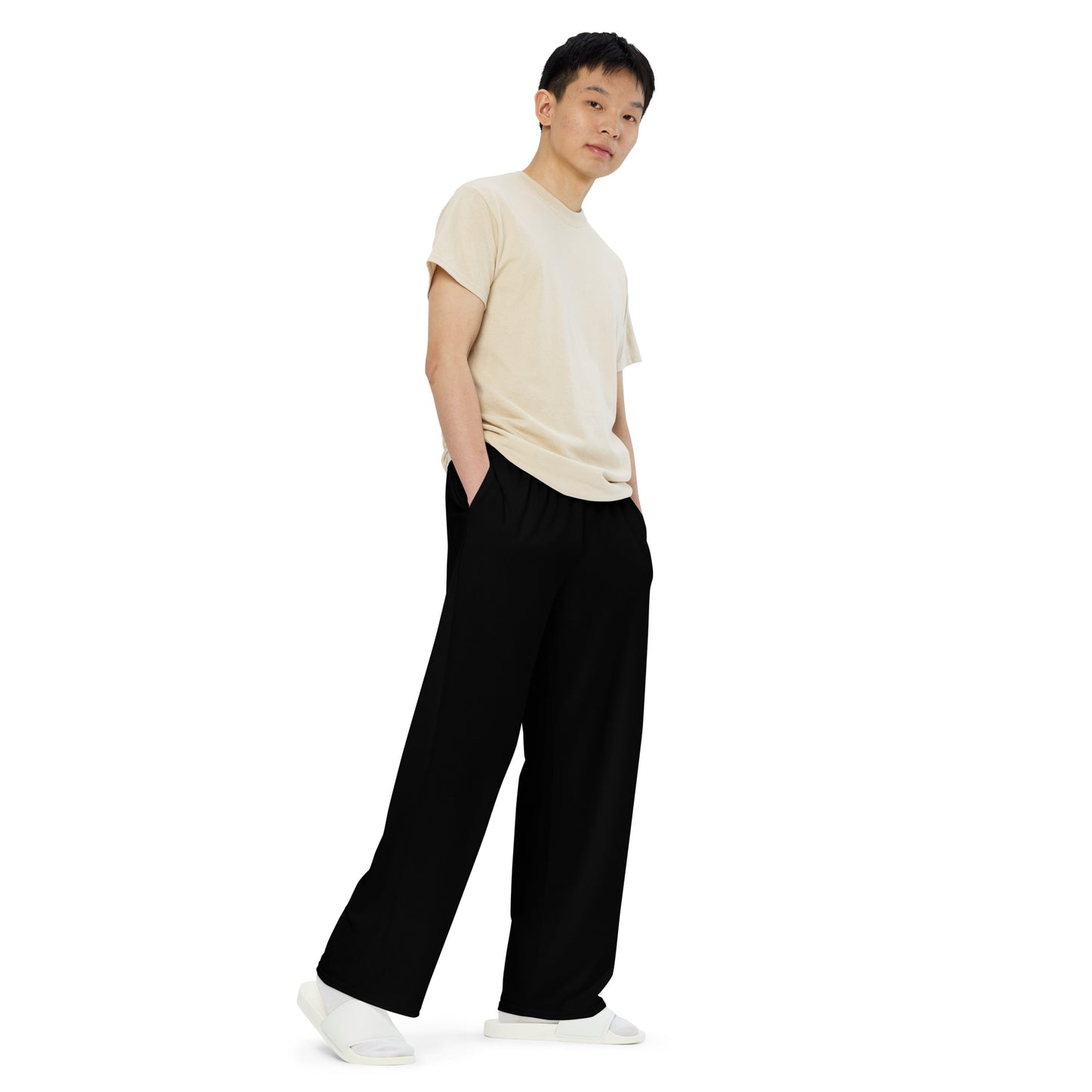 Unisex wide-leg pants