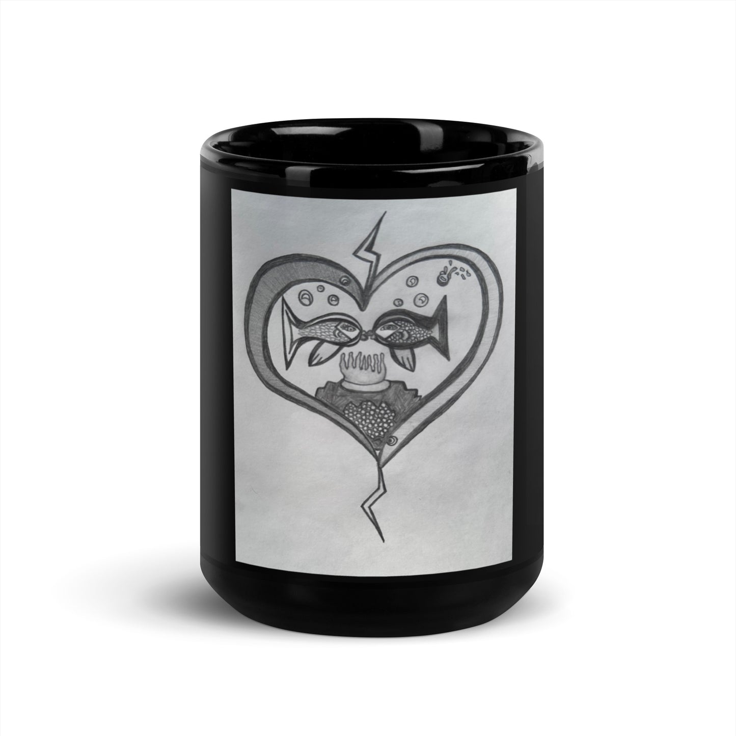 Black Glossy Mug