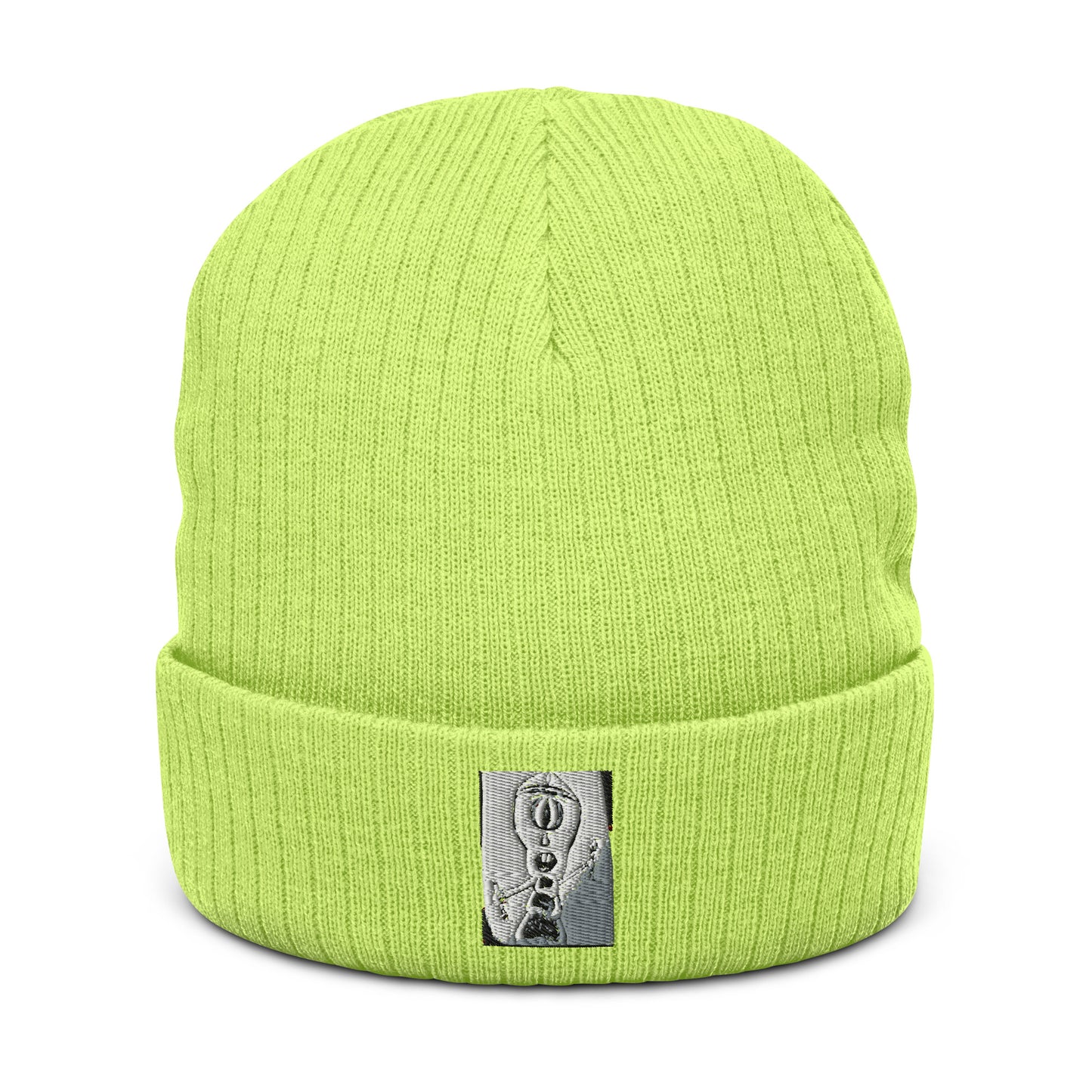 Ribbed knit beanie