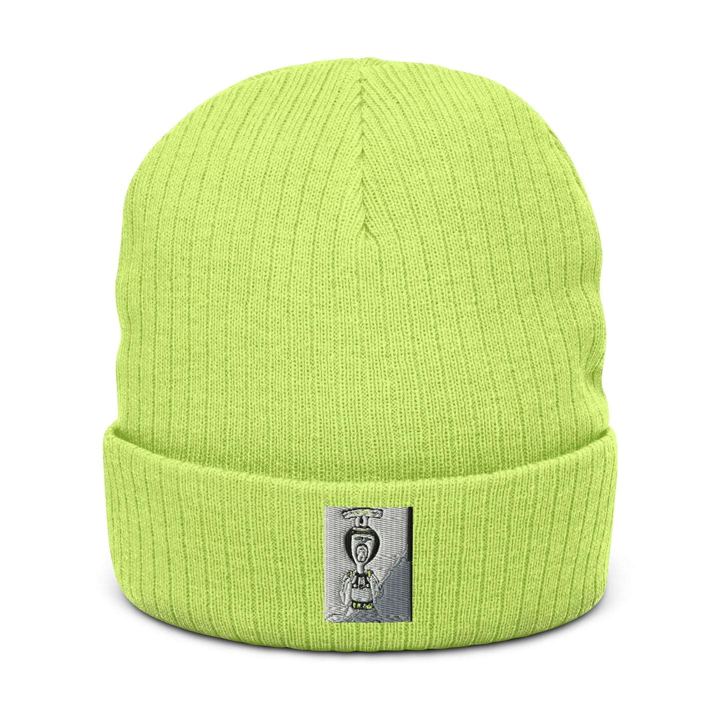 Ribbed knit beanie