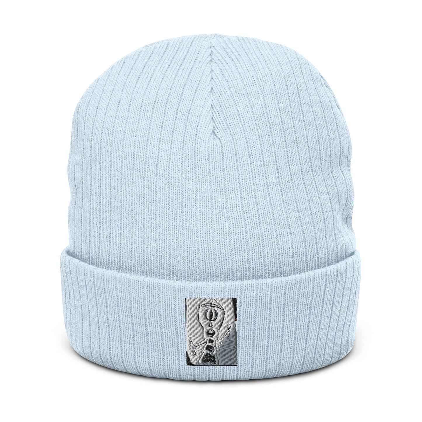 Ribbed knit beanie