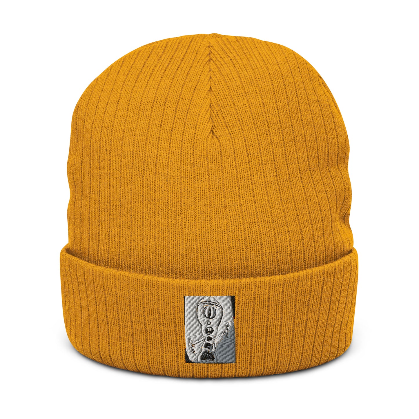 Ribbed knit beanie