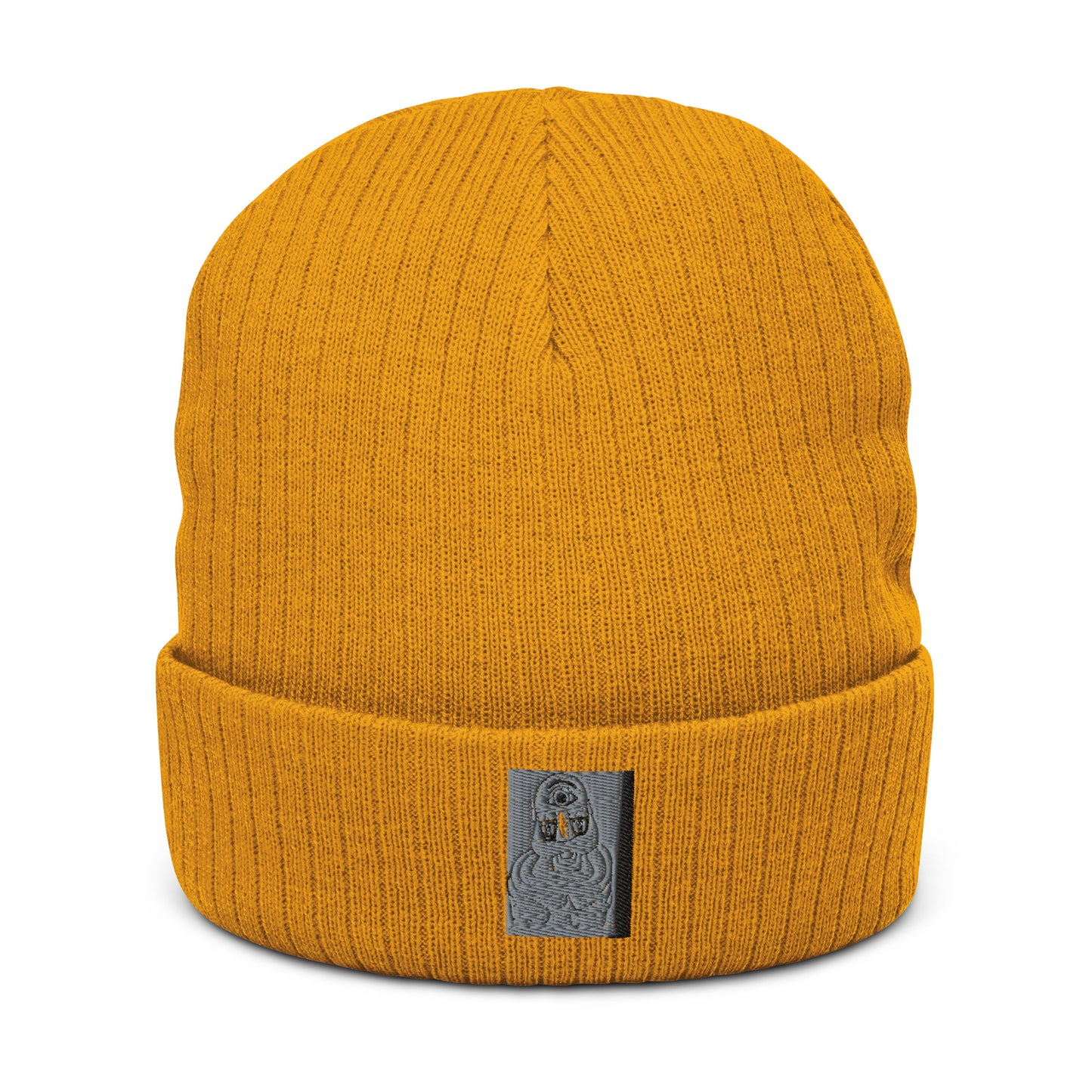 Ribbed knit beanie