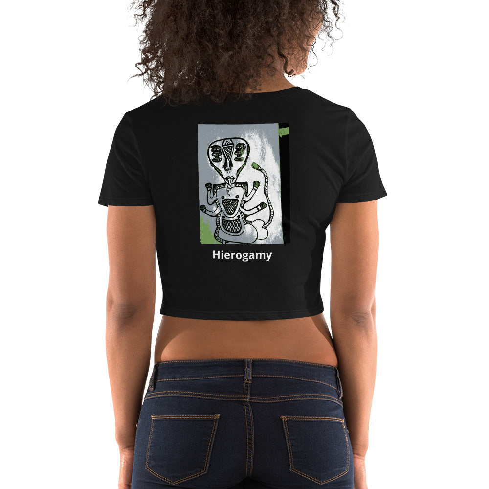 Crop Tee Art Back