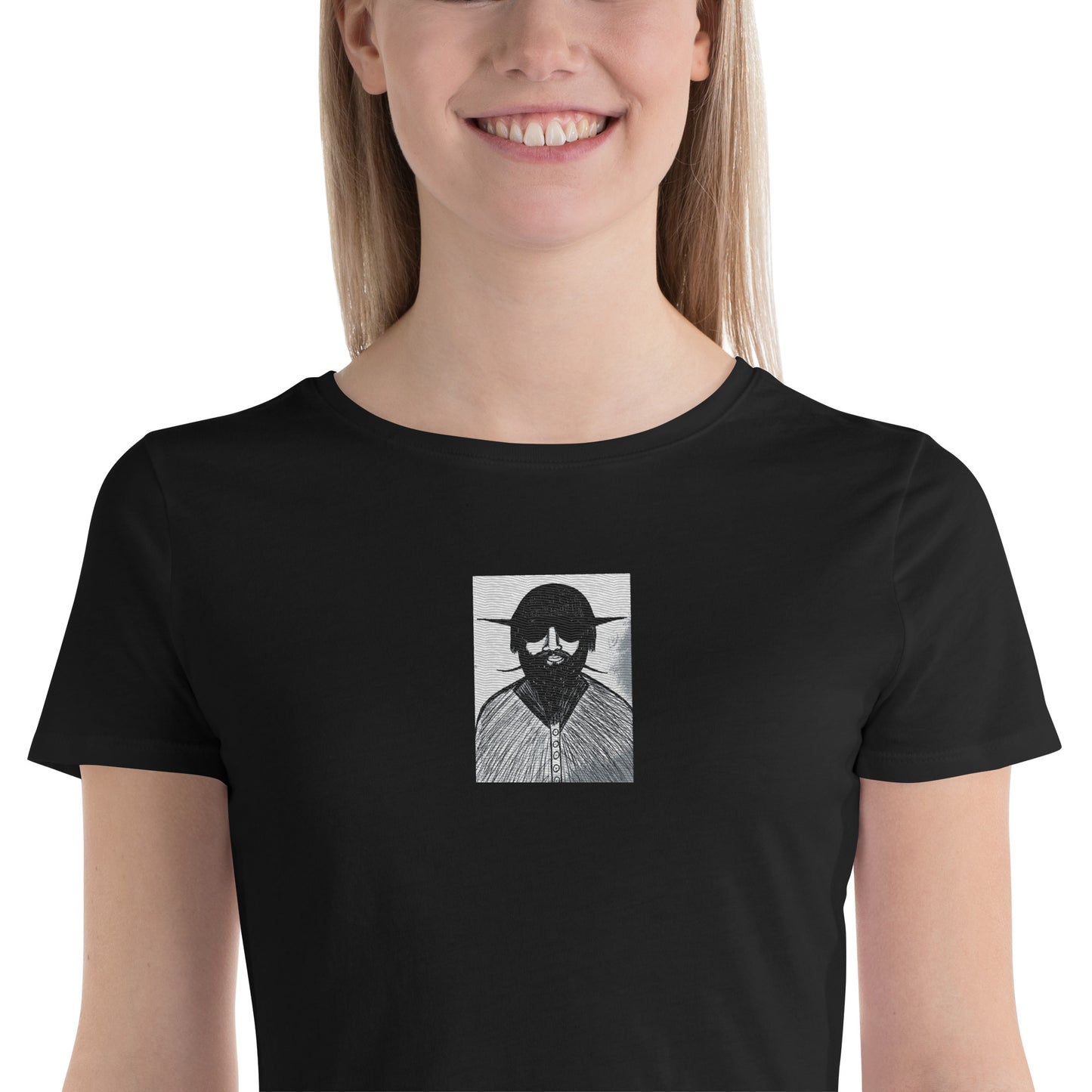Crop Tee Art front