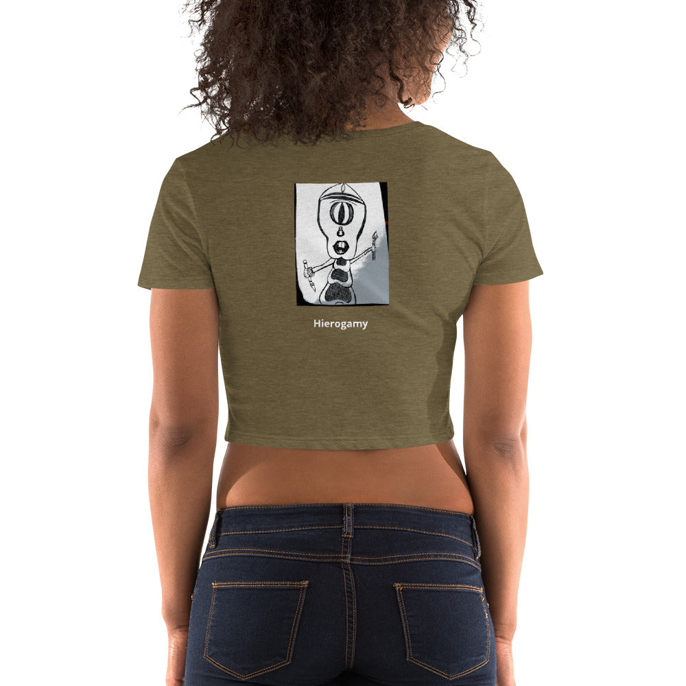 Crop Tee Art Back