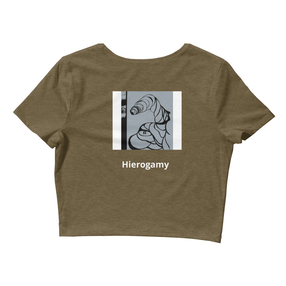 Crop Tee Art Back
