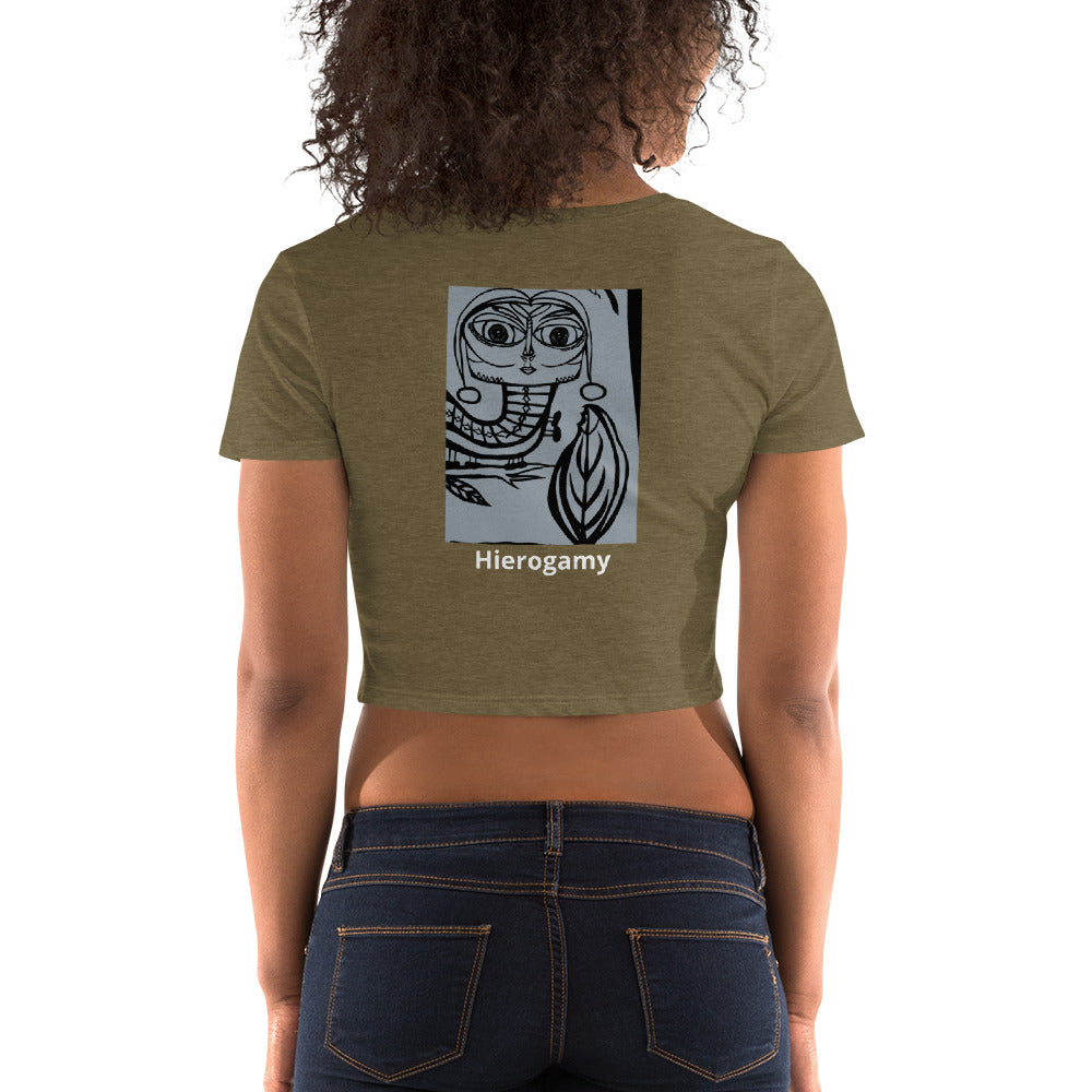 Crop Tee Art Back