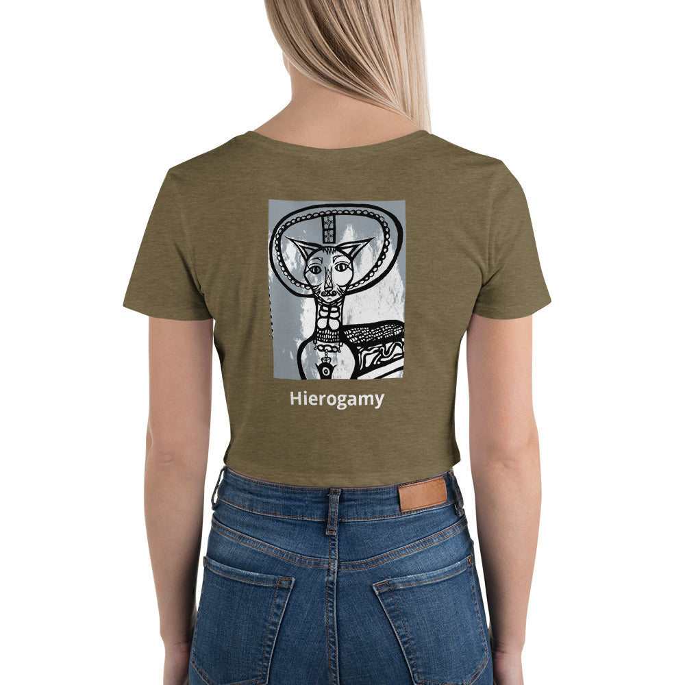 Crop Tee Art Back