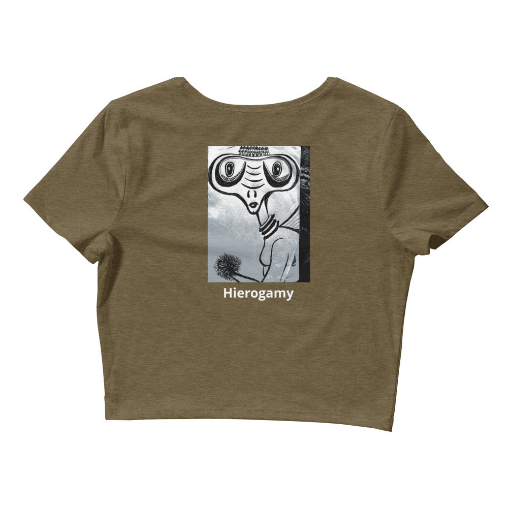 Crop Tee Art Back