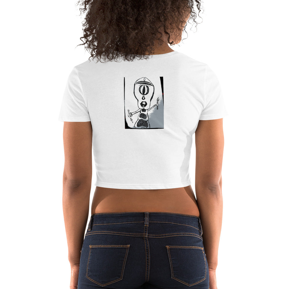 Crop Tee Art Back