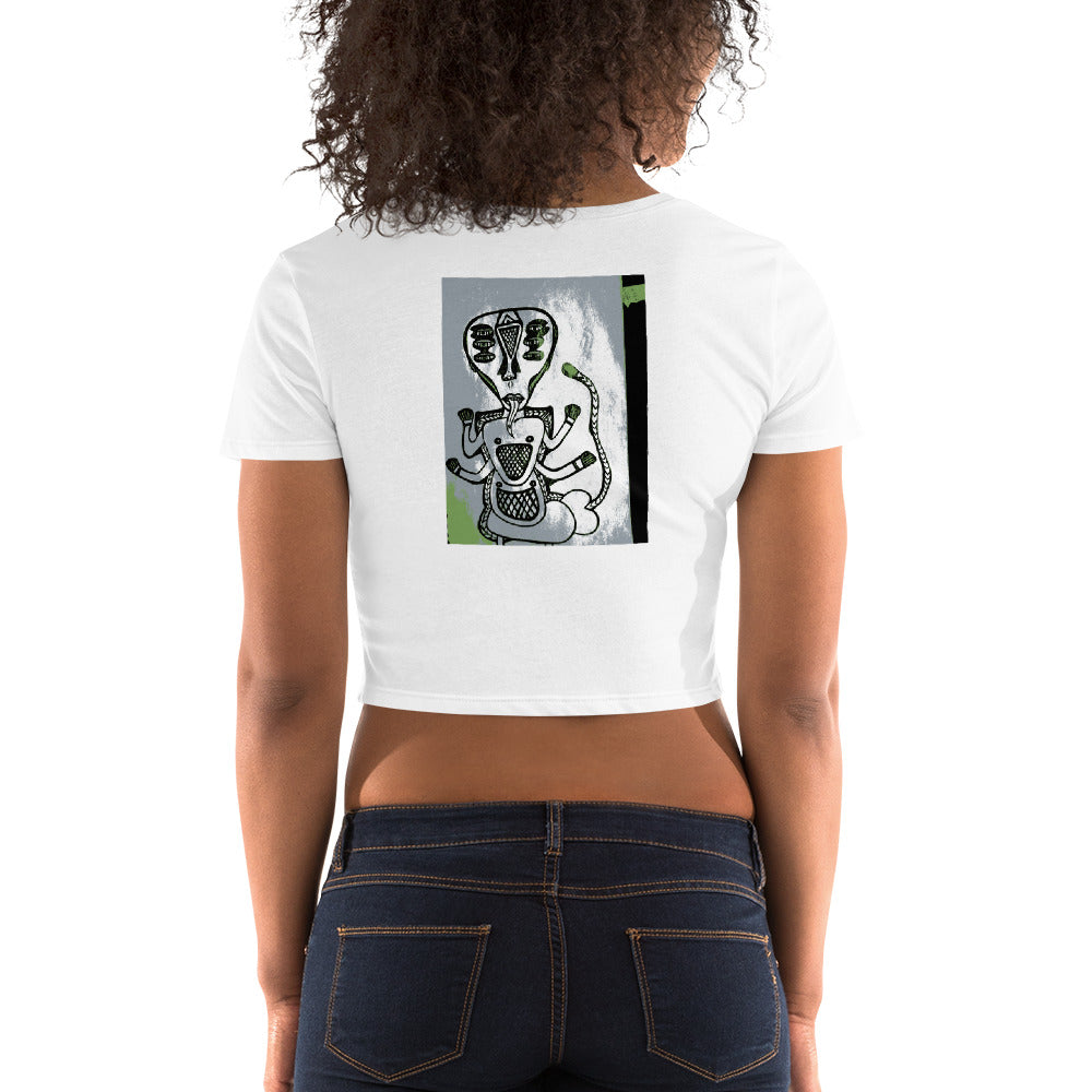 Crop Tee Art Back