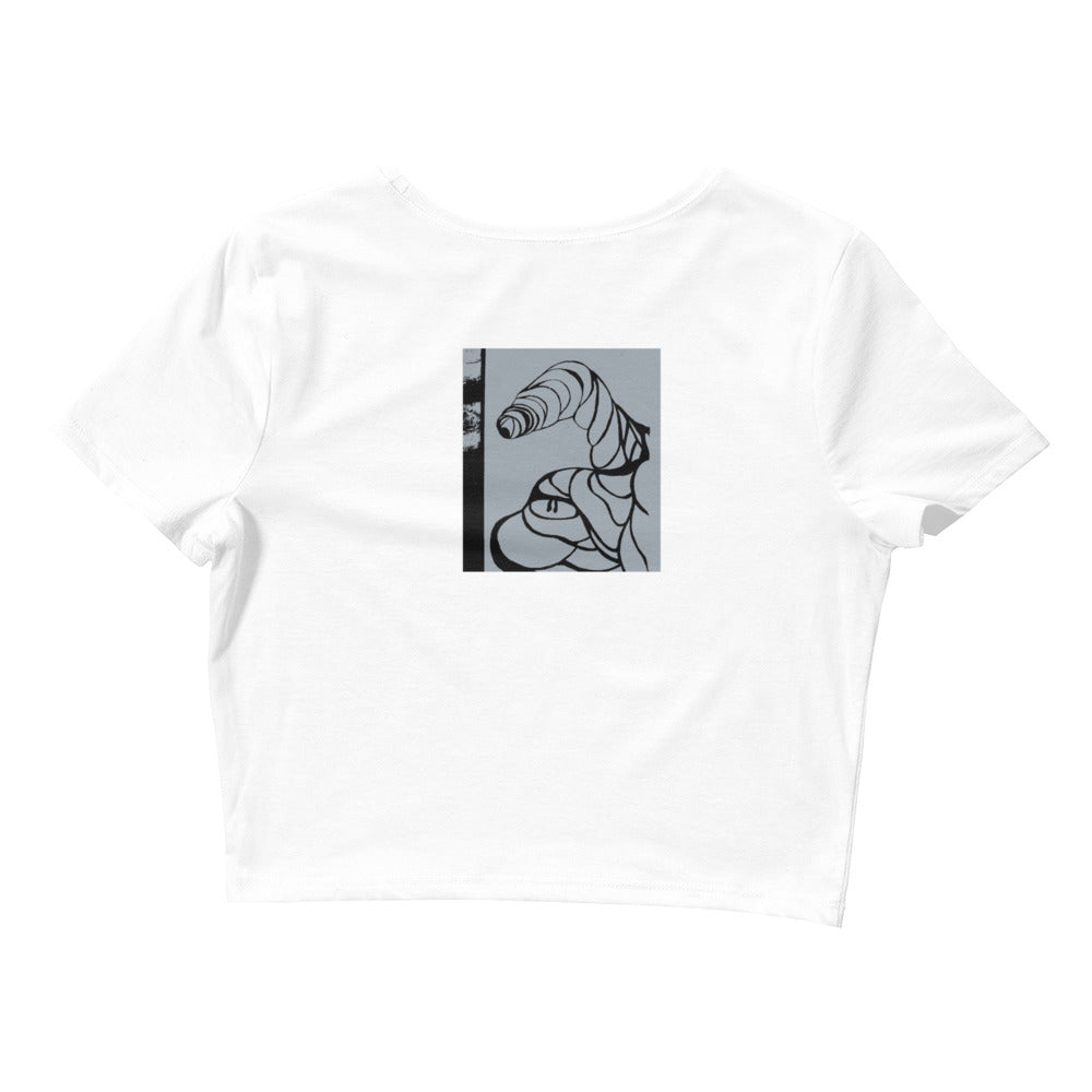 Crop Tee Art Back