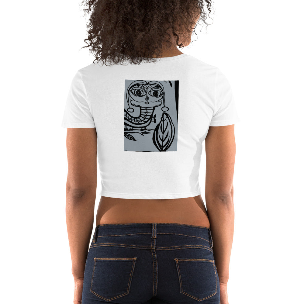 Crop Tee Art Back