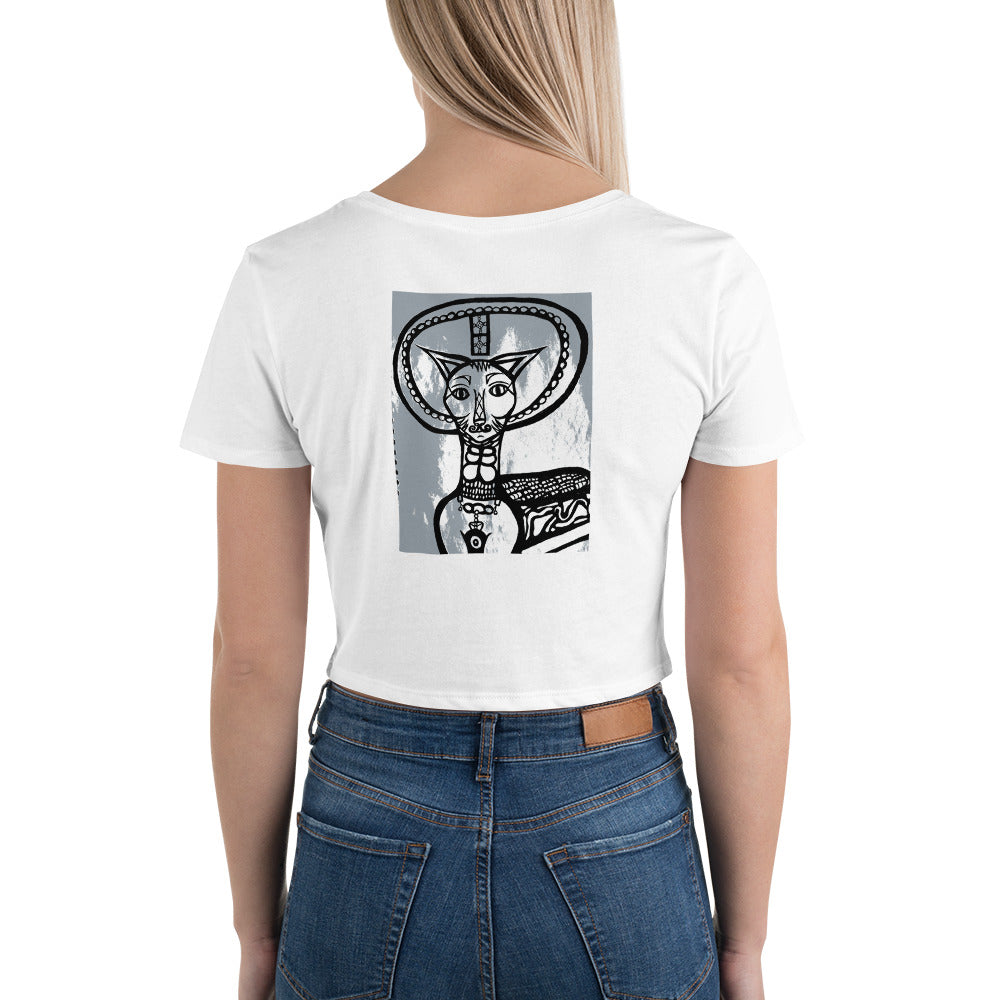 Crop Tee Art Back
