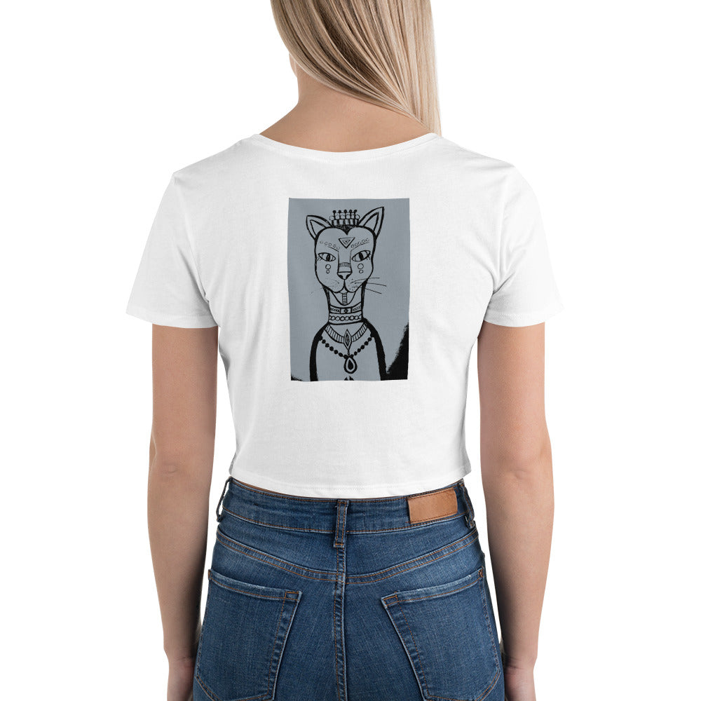 Crop Tee Art Back