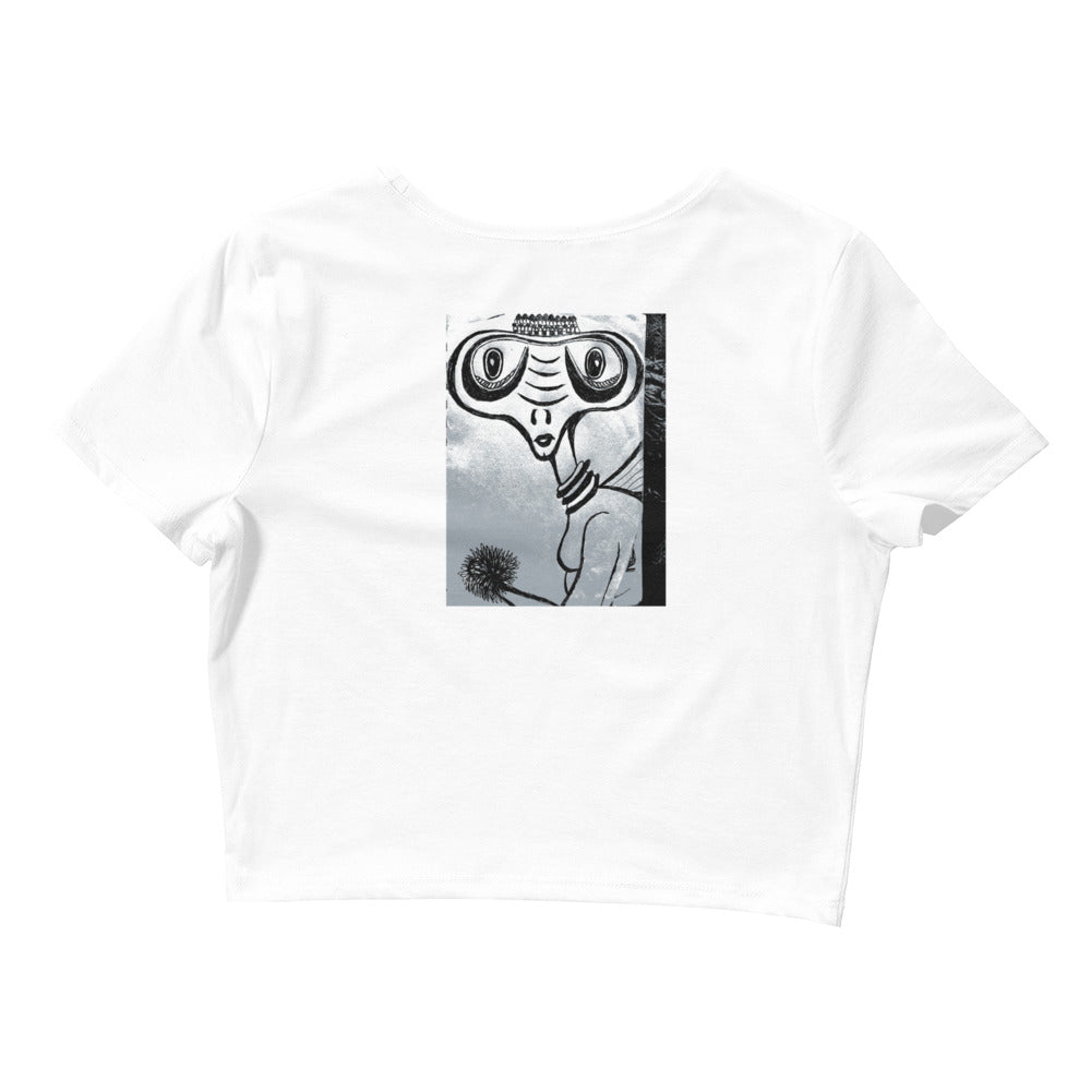 Crop Tee Art Back