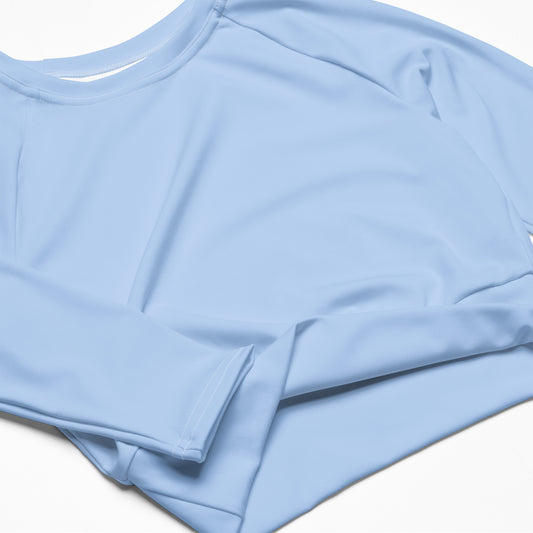 Recycled long-sleeve crop