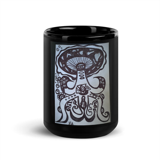 Black Glossy Mug