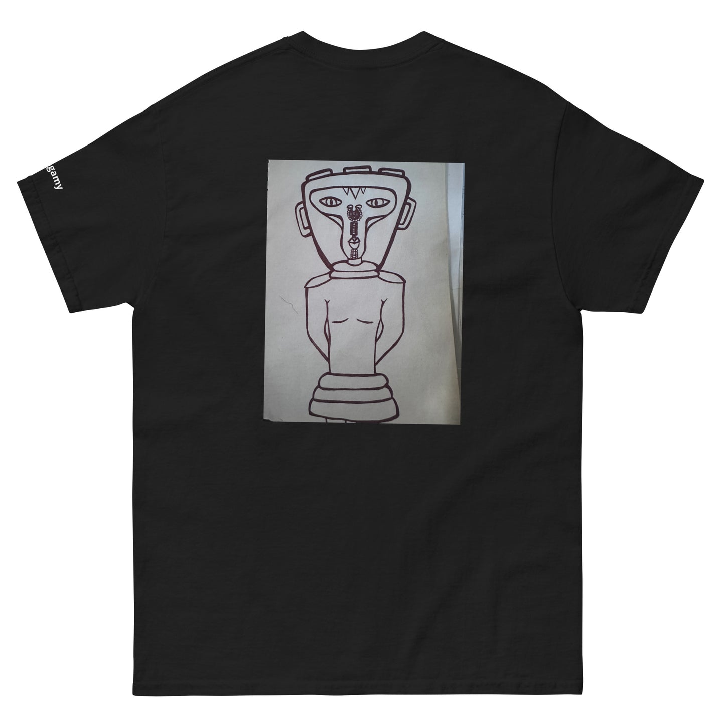 classic tee Art back