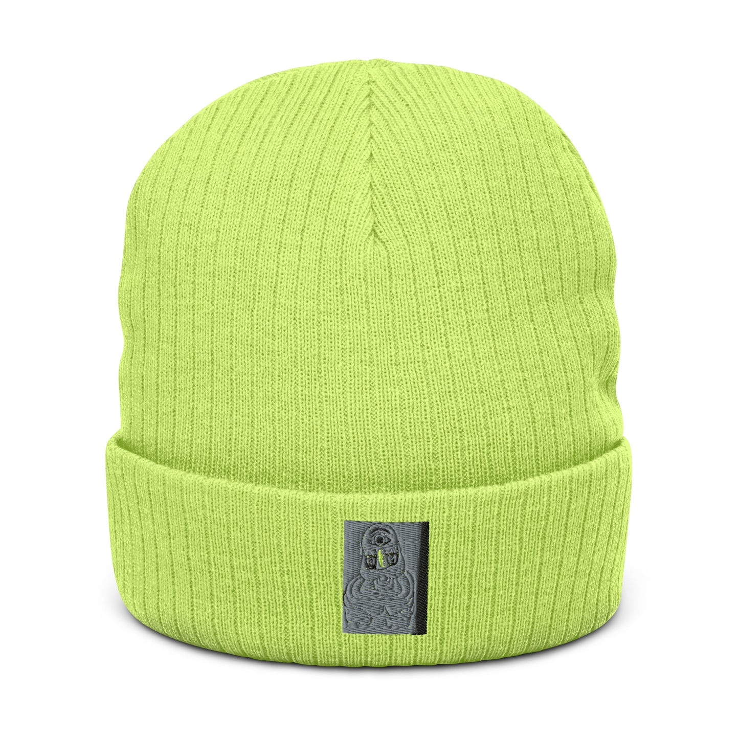 Ribbed knit beanie