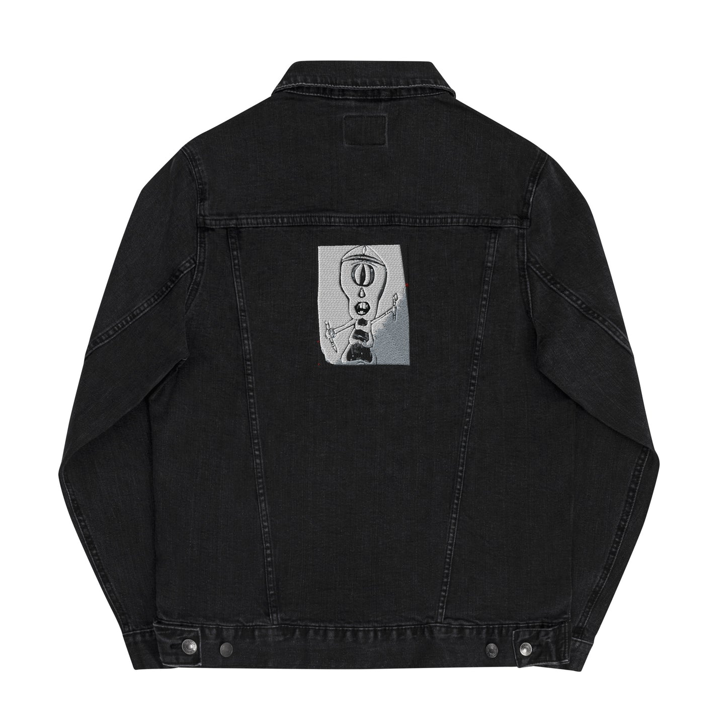 Unisex denim jacket Art back