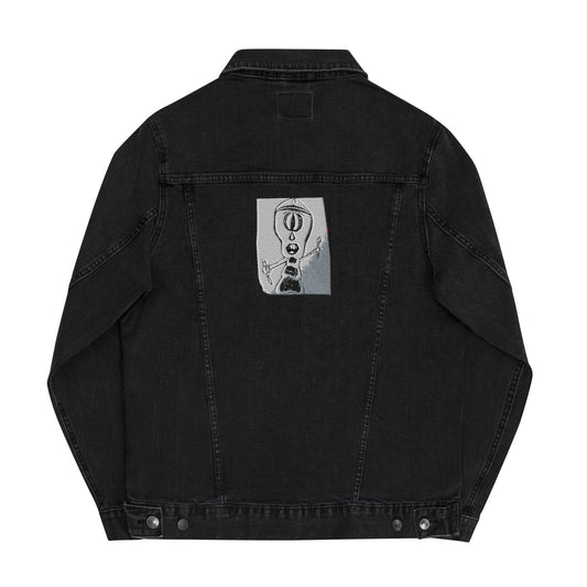 Unisex denim jacket Art back