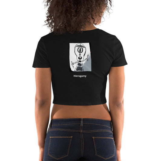 Crop Tee Art Back