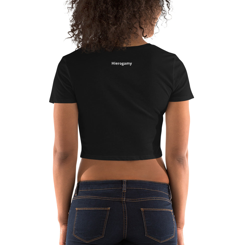 Basic Crop Tee white