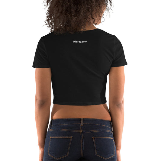 Basic Crop Tee white