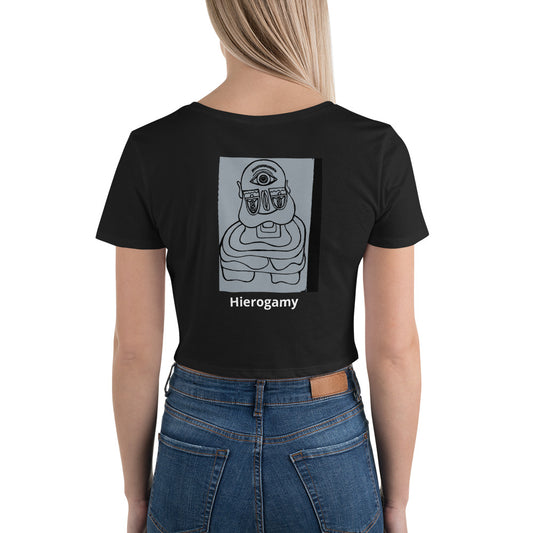 Crop Tee Art Back