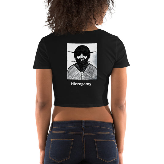 Crop Tee Art Back