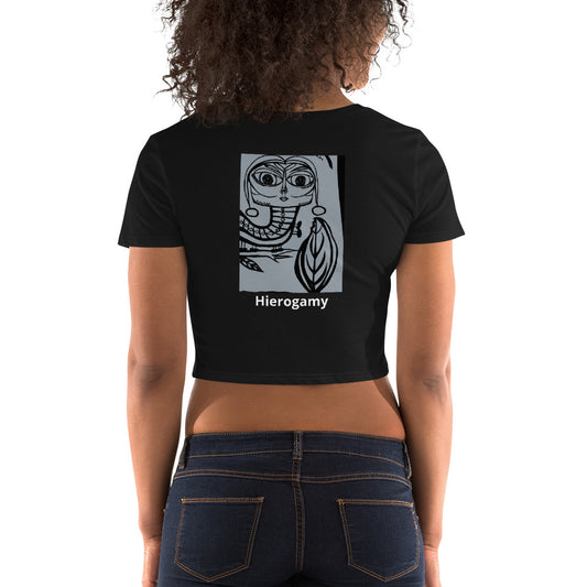 Crop Tee Art Back