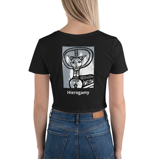 Crop Tee Art Back