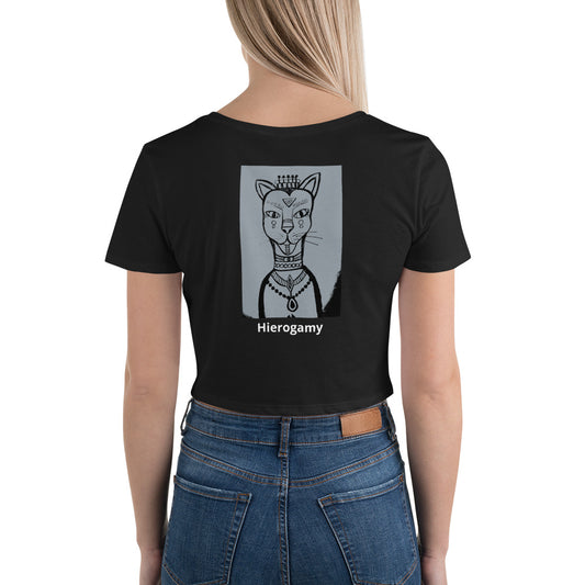 Crop Tee Art Back