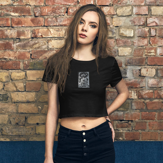 Crop Tee Art front