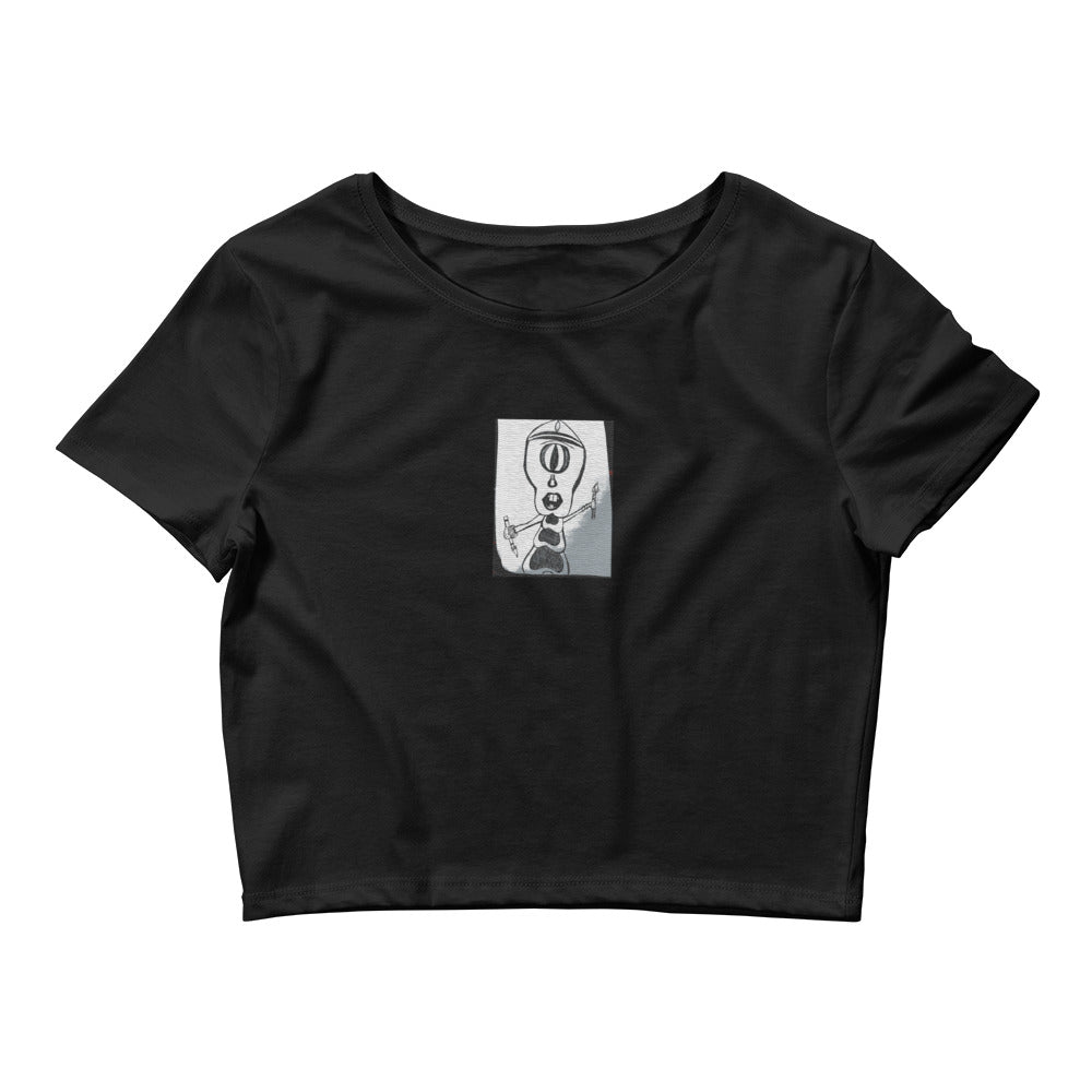 Crop Tee Art front