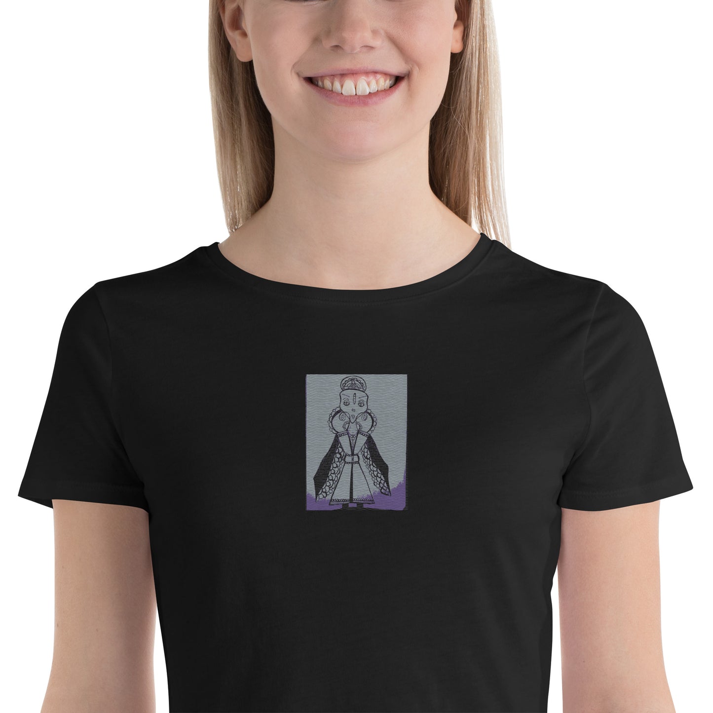 Crop Tee Art front