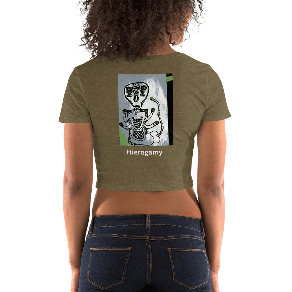 Crop Tee Art Back