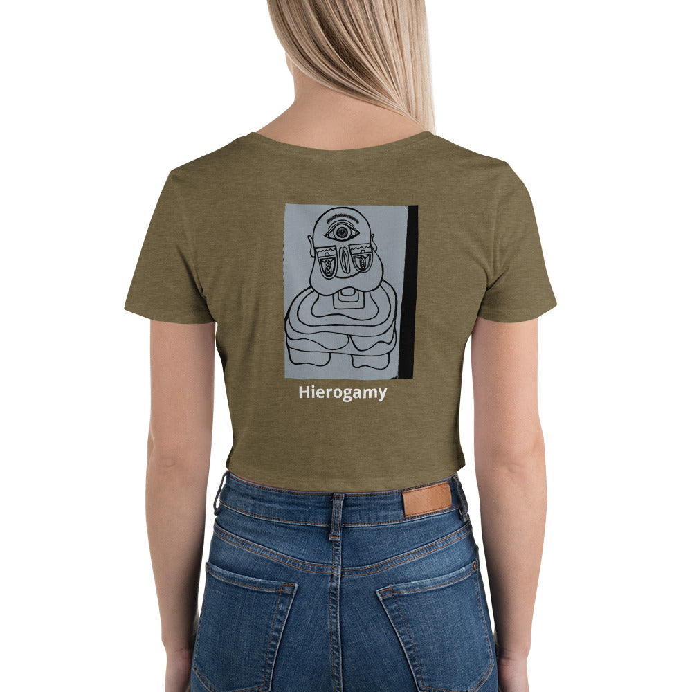 Crop Tee Art Back
