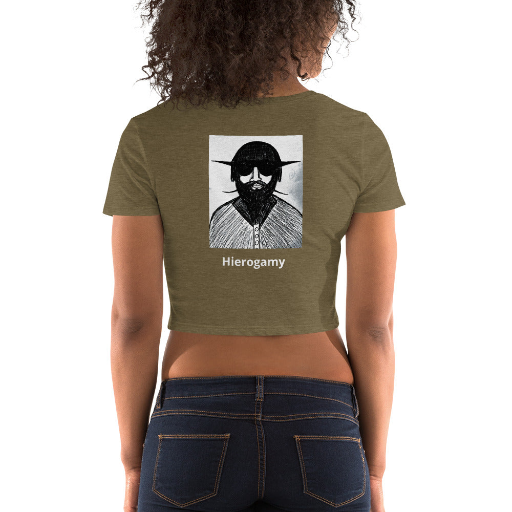 Crop Tee Art Back