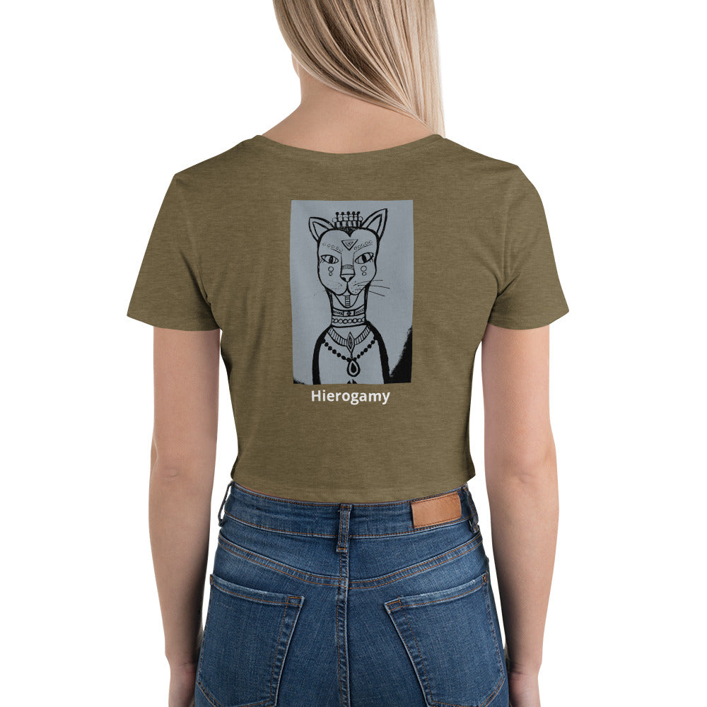 Crop Tee Art Back