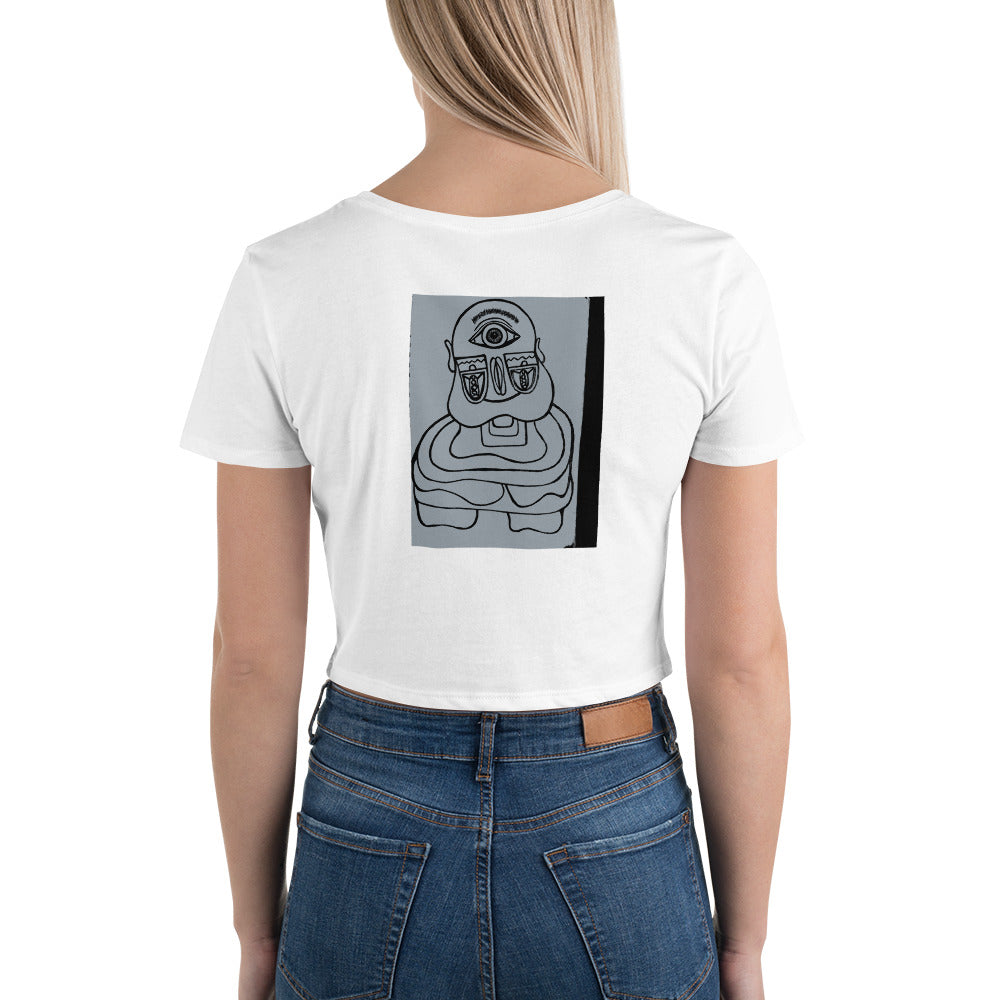 Crop Tee Art Back
